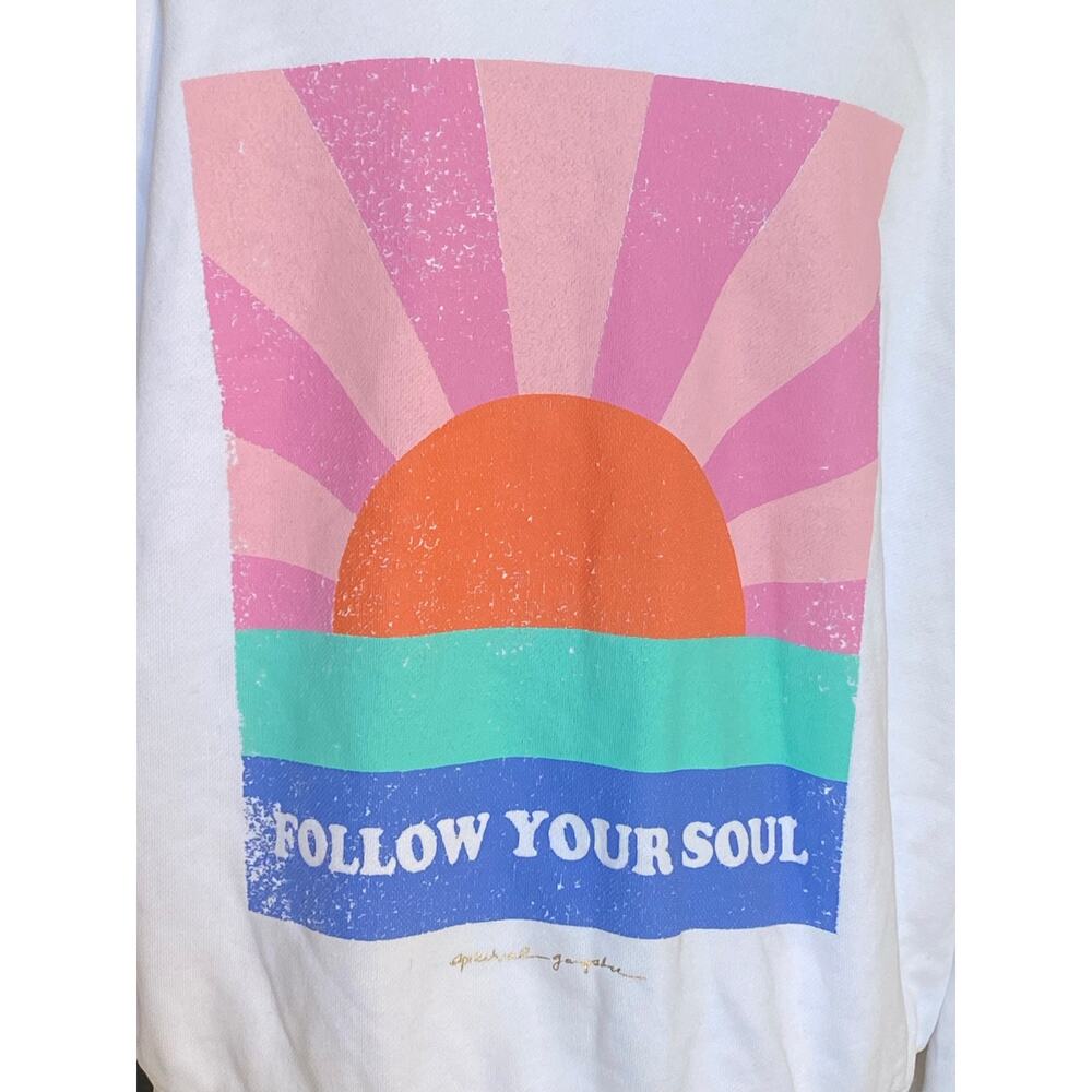 Spiritual Gangster Follow Your Soul Phoebe Oversized Hoodie Size XS - Picture 5 of 12